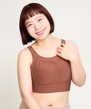 OKSAD01049 その他 emmerday!（エマーデイ）感動シルエットノンワイヤーブラ ブラウン