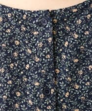 OLBAV19089 eur3(エウルキューブ) 【大きいサイズ/soso×eur3】2WAY花柄ブラウス ネイビー(57)
