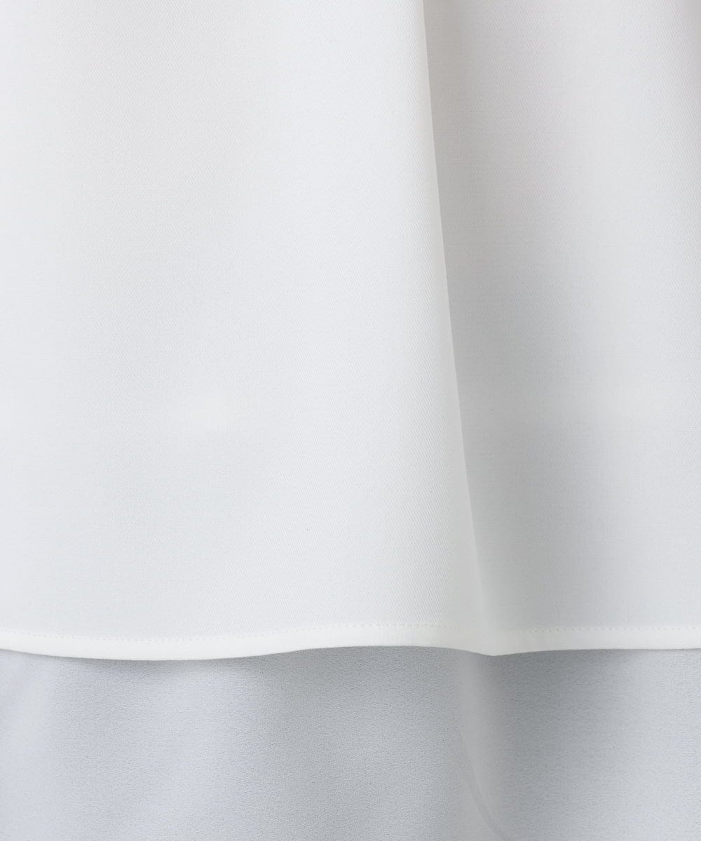 OLBBD20089 eur3(エウルキューブ) 【WEB先行販売】【大きいサイズ/11号サイズあり】2WAYブラウス ホワイト(90)