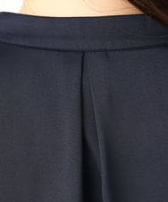 OLBDA09099 eur3(エウルキューブ) 【大きいサイズ】サテンヨークデザインブラウス ネイビー(57)