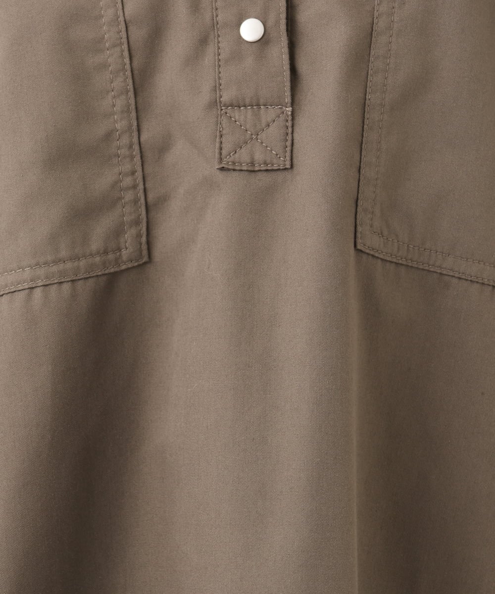 OLBDA11109 eur3(エウルキューブ) 【大きいサイズ】プルオーバーシャツ カーキ(36)