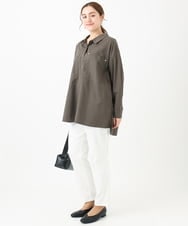 OLBDA11109 eur3(エウルキューブ) 【大きいサイズ】プルオーバーシャツ カーキ(36)