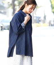 OLBDA11109 eur3(エウルキューブ) 【大きいサイズ】プルオーバーシャツ ネイビー(57)