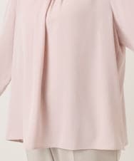 OLBDD04089 eur3(エウルキューブ) 【WEB先行販売】【大きいサイズ/11号サイズあり】ジョーゼットタックブラウス ライトピンク(01)
