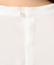 OLBDD04089 eur3(エウルキューブ) 【WEB先行販売】【大きいサイズ/11号サイズあり】ジョーゼットタックブラウス ホワイト(90)
