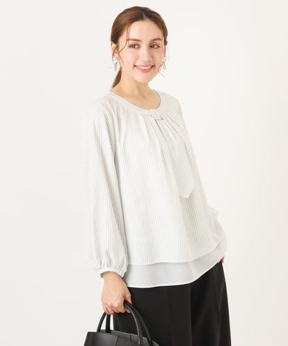 OLBDD05089 eur3 【大きいサイズ/11号サイズあり】マルチWAYブラウス