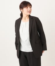 OLBDD05089 eur3(エウルキューブ) 【大きいサイズ/11号サイズあり】マルチWAYブラウス アイボリー(80)