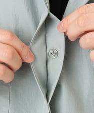 OLBDD07099 eur3(エウルキューブ) 【WEB先行販売】【大きいサイズ】フーディ―ブラウス ライトグリーン