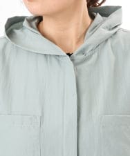 OLBDD07099 eur3(エウルキューブ) 【WEB先行販売】【大きいサイズ】フーディ―ブラウス ライトグリーン