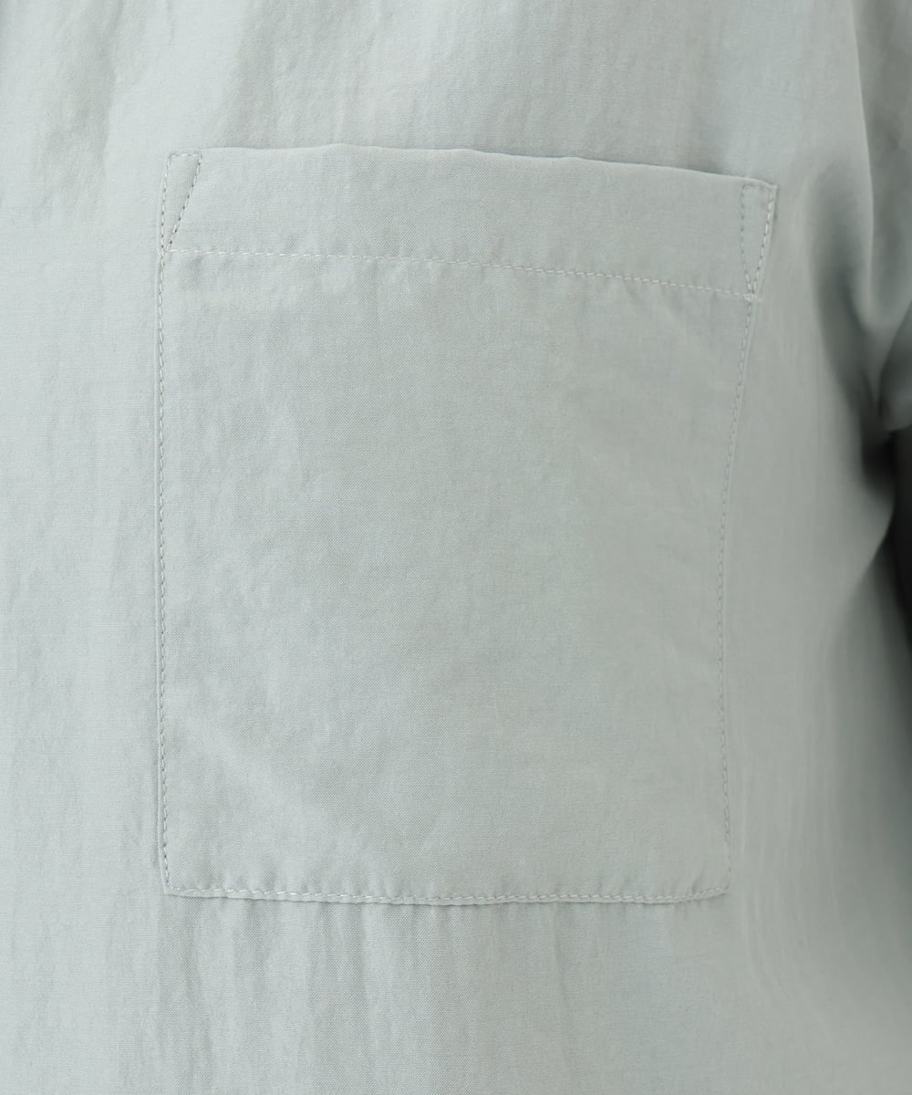 OLBDD07099 eur3(エウルキューブ) 【WEB先行販売】【大きいサイズ】フーディ―ブラウス ライトグリーン