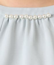 OLBDD09089 eur3(エウルキューブ) 【大きいサイズ/11号サイズあり】パール付きブラウス ライトブルー(50)