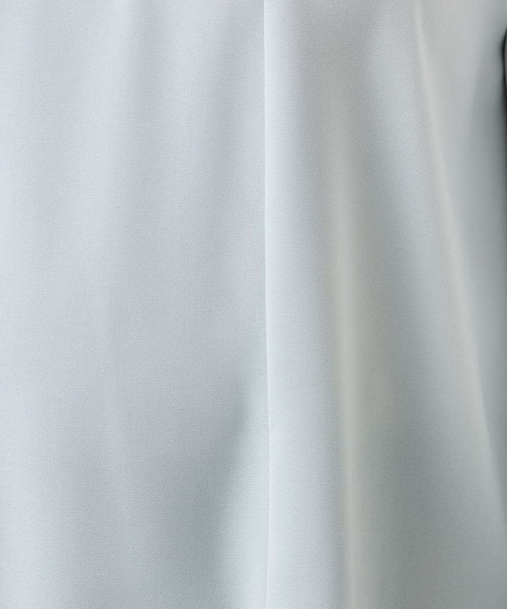 OLBDD09089 eur3(エウルキューブ) 【大きいサイズ/11号サイズあり】パール付きブラウス ライトブルー(50)