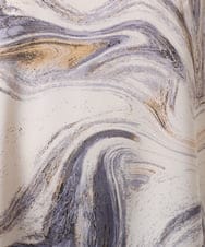 OLBDD10089 eur3(エウルキューブ) 【WEB先行販売】【大きいサイズ】アブストラクトプリントブラウス ベージュ(82)