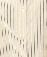 OLBED15089 eur3(エウルキューブ) 【WEB先行販売】【大きいサイズ】バンドカラーストライプシャツ ライトイエロー