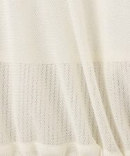 OLBED16119 eur3(エウルキューブ) 【大きいサイズ】レースアップメッシュフーディ アイボリー