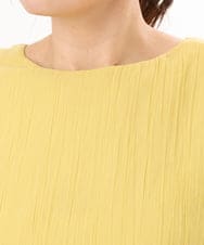 OLBED17099 eur3(エウルキューブ) 【WEB先行販売】【大きいサイズ】レイヤード風ブラウス イエロー