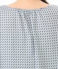 OLBED19089 eur3(エウルキューブ) 【大きいサイズ/11号サイズあり】ギャザーブラウス ライトブルー