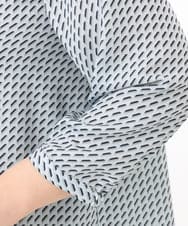 OLBED19089 eur3(エウルキューブ) 【大きいサイズ/11号サイズあり】ギャザーブラウス ライトブルー