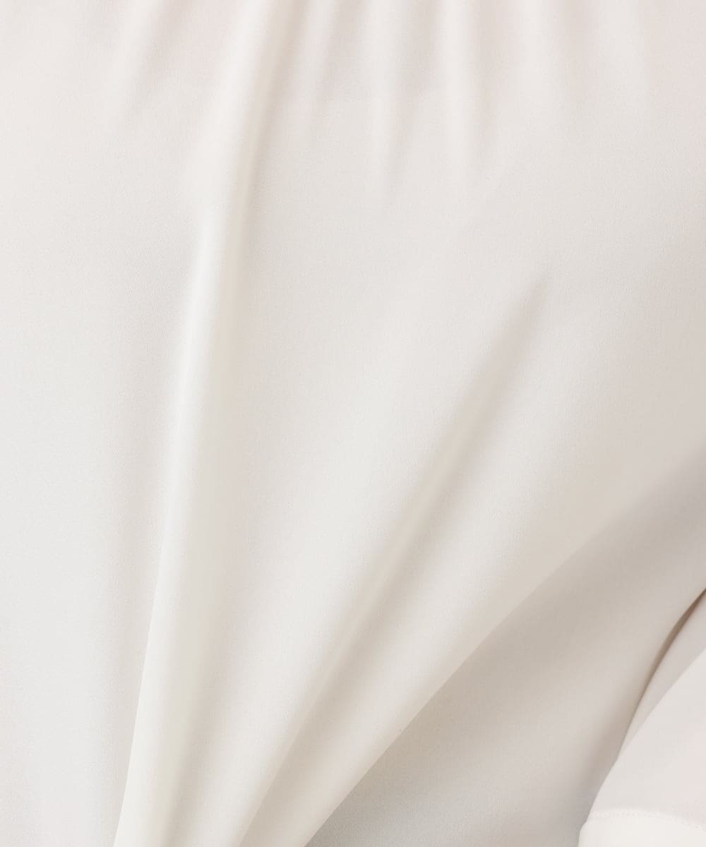 OLBED19089 eur3(エウルキューブ) 【大きいサイズ/11号サイズあり】ギャザーブラウス ホワイト