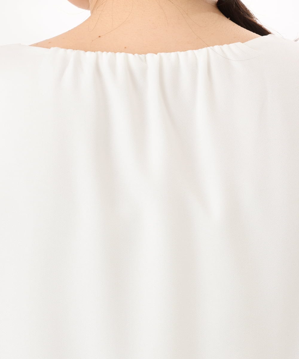 OLBED39089 eur3(エウルキューブ) 【WEB先行販売】【大きいサイズ/11号サイズあり】2wayブラウス ホワイト