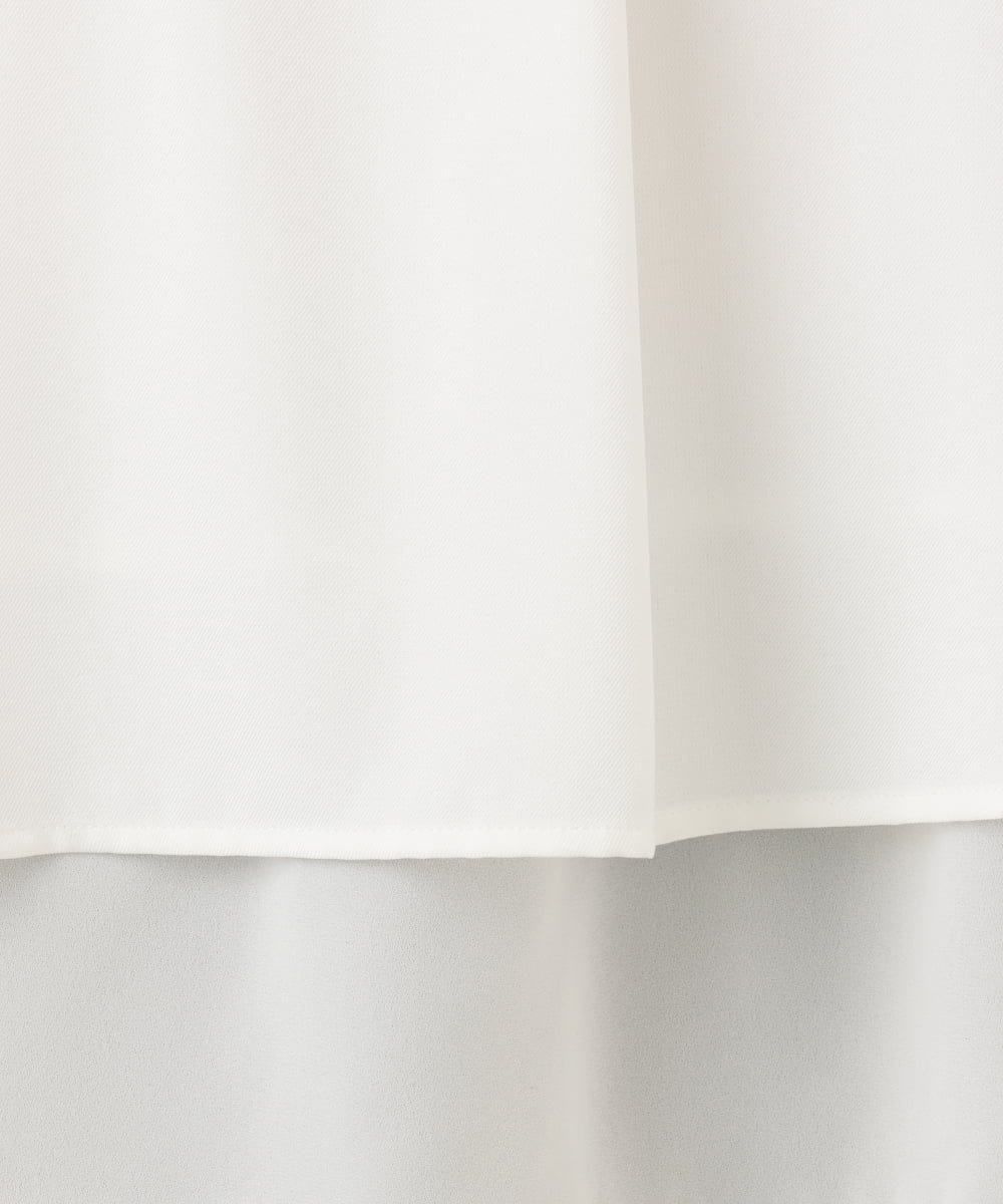 OLBED39089 eur3(エウルキューブ) 【WEB先行販売】【大きいサイズ/11号サイズあり】2wayブラウス ホワイト