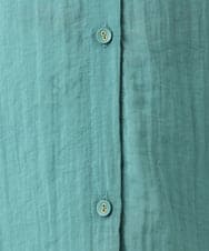 OLBFA13109 eur3(エウルキューブ) 【大きいサイズ】シアーフーディーブラウス グリーン(35)