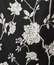 OLBFD27089 eur3(エウルキューブ) 【WEB先行販売】【大きいサイズ】スカーフプリントブラウス ブラック