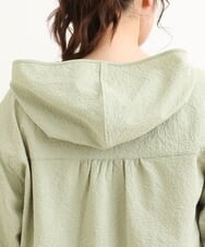 OLBFS12090 eur3(エウルキューブ) 【大きいサイズ】パフスリーブフーディブラウス カーキ(36)