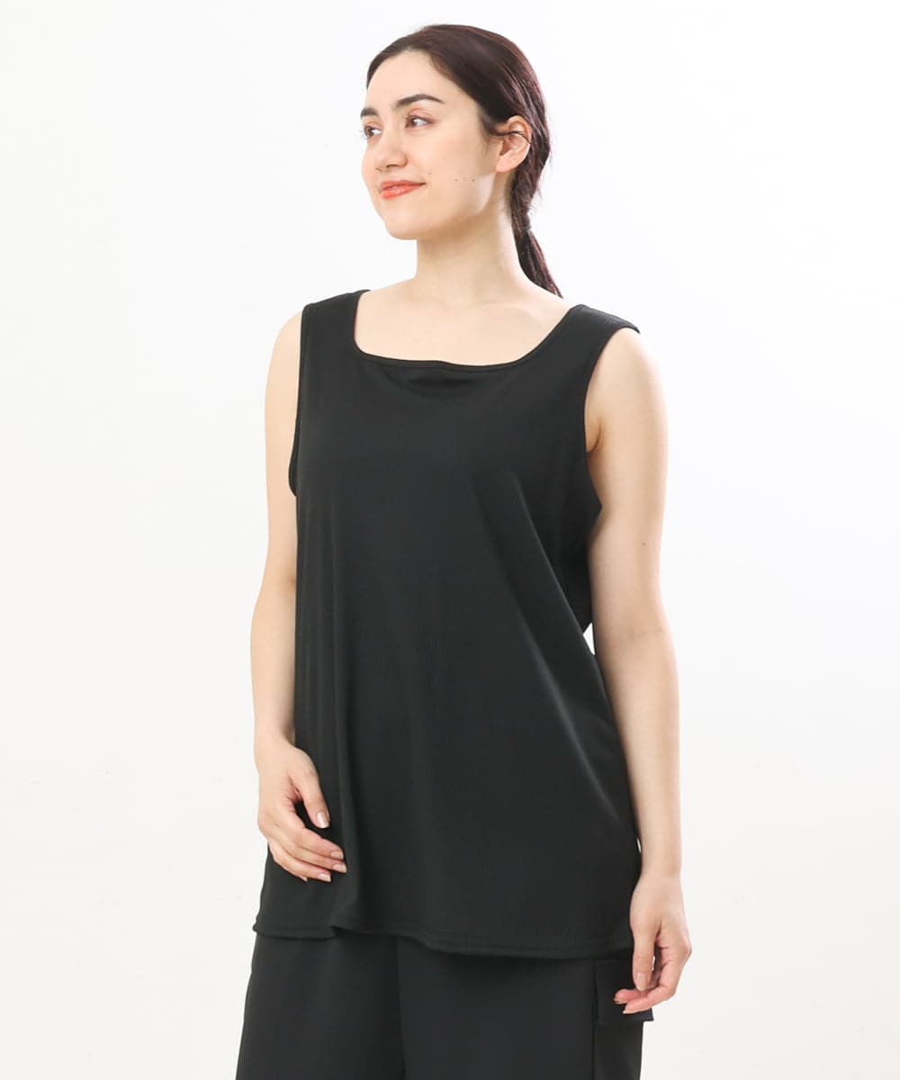 OLBFS16070 eur3(エウルキューブ) 【大きいサイズ/2点セット】シアーシャツアンサンブル ライトグリーン(30)