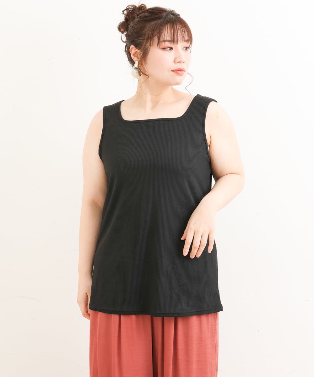 OLBFS16070 eur3(エウルキューブ) 【大きいサイズ/2点セット】シアーシャツアンサンブル ライトグレー(91)