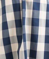 OLBFS19090 eur3(エウルキューブ) 【大きいサイズ】ブロックチェックチュニック ネイビー(57)
