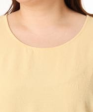 OLBGD37079 eur3(エウルキューブ) 【大きいサイズ】サイドストリングタンクトップ ライトイエロー