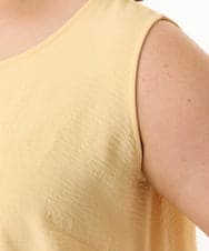 OLBGD37079 eur3(エウルキューブ) 【大きいサイズ】サイドストリングタンクトップ ライトイエロー