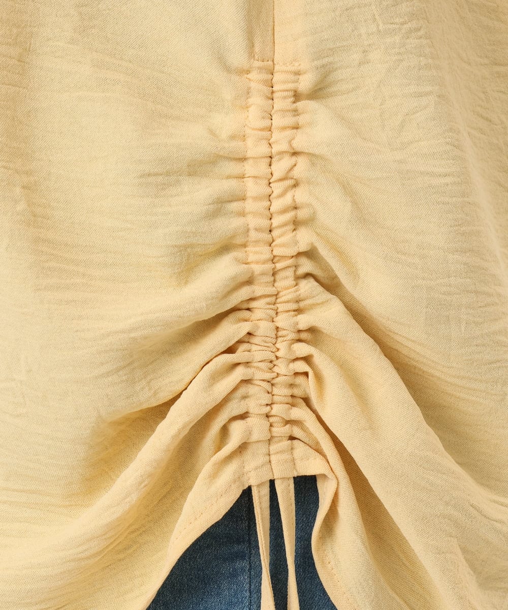 OLBGD37079 eur3(エウルキューブ) 【大きいサイズ】サイドストリングタンクトップ ライトイエロー