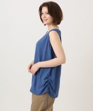 OLBGD37079 eur3(エウルキューブ) 【大きいサイズ】サイドストリングタンクトップ ブルー