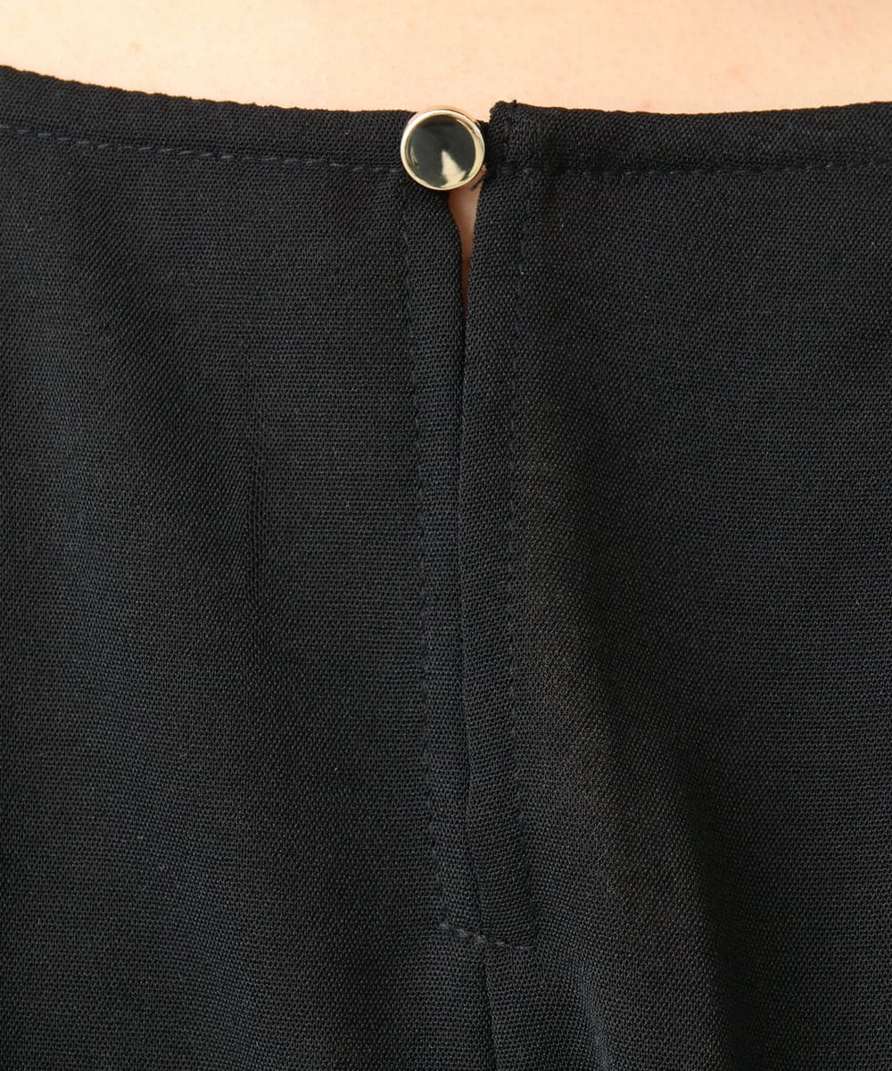 OLBGD40079 eur3(エウルキューブ) 【WEB先行販売】【大きいサイズ】ポーラバックタックブラウス ブラック