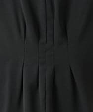 OLBGD40079 eur3(エウルキューブ) 【WEB先行販売】【大きいサイズ】ポーラバックタックブラウス ブラック