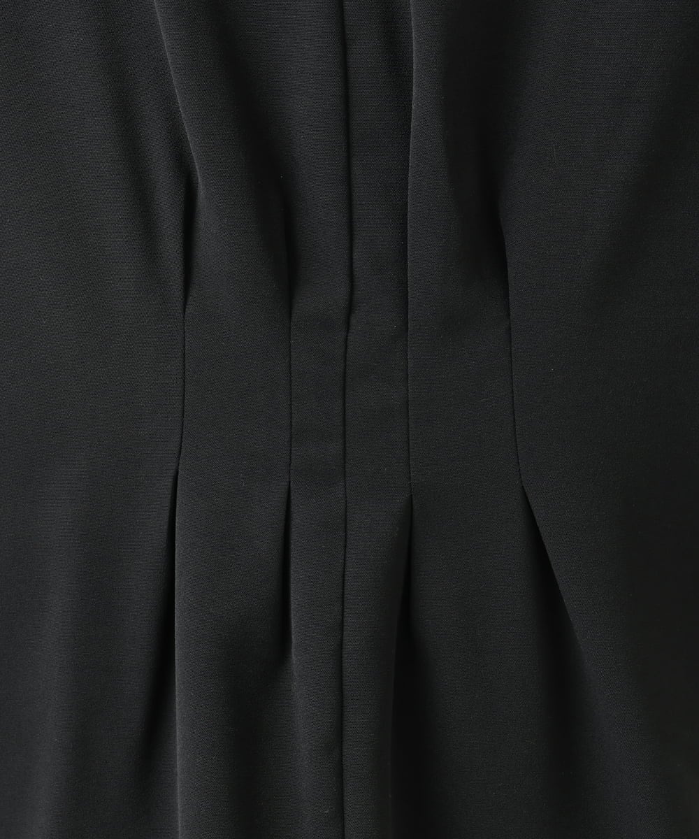 OLBGD40079 eur3(エウルキューブ) 【WEB先行販売】【大きいサイズ】ポーラバックタックブラウス ブラック