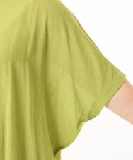 OLBGD44099 eur3(エウルキューブ) 【大きいサイズ】シャーリングシア―ブラウス ライトグリーン