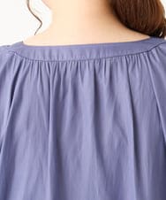 OLBGV28099 eur3(エウルキューブ) 【大きいサイズ】ギャザーブラウス ブルー(55)