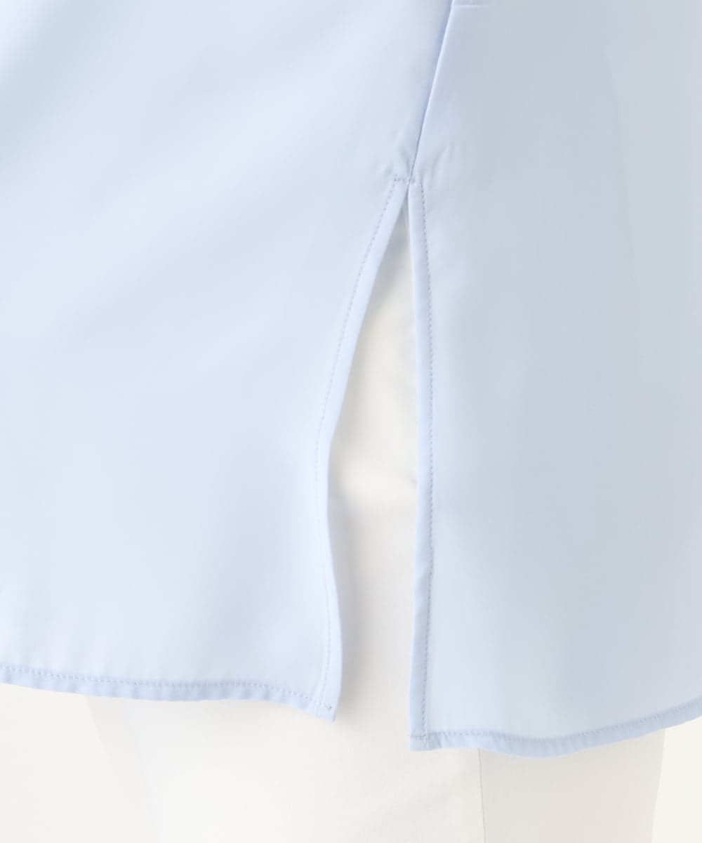 OLBGV30079 eur3(エウルキューブ) 【大きいサイズ】スカラップレースブラウス ライトブルー(50)