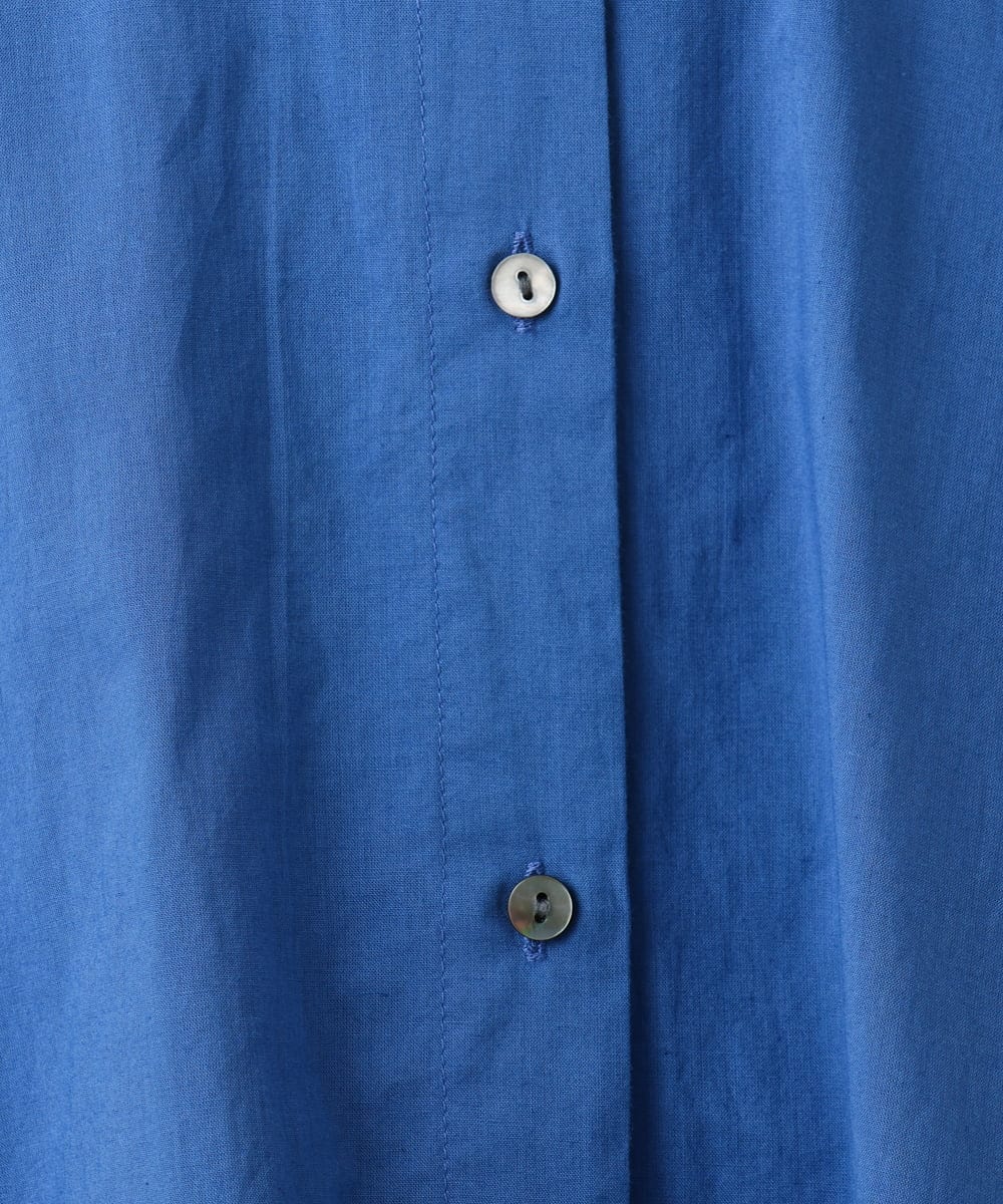 OLBHA10099 eur3(エウルキューブ) 【WEB先行販売】【大きいサイズ】キャンブリックバック刺繍ブラウス ブルー(55)
