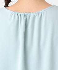 OLBHA24089 eur3(エウルキューブ) 【大きいサイズ】タックブラウス ライトグリーン(30)