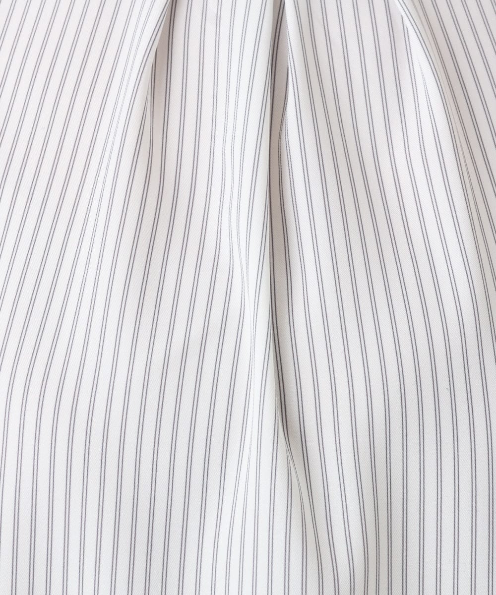 OLBHA24089 eur3(エウルキューブ) 【大きいサイズ】タックブラウス アイボリー(80)