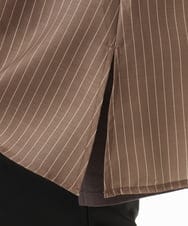 OLBHD32089 eur3(エウルキューブ) 【WEB先行販売】【大きいサイズ/接触冷感】シア―ボクシーシルエットブラウス ダークブラウン