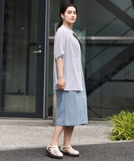 OLBHS17070 eur3(エウルキューブ) 【大きいサイズ】シアーシャツアンサンブル ブラック(94)