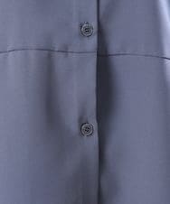 OLBHS31090 eur3(エウルキューブ) 【大きいサイズ】バンドカラープリーツシャツチュニック ブルー(55)