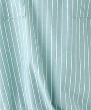 OLBHV42089 eur3(エウルキューブ) 【大きいサイズ】裾ドロストショート丈シャツ ライトグリーン(30)