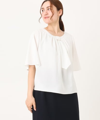 OLBIA26089 eur3 【WEB先行販売】【大きいサイズ/11号サイズあり】マルチウェイブラウス
