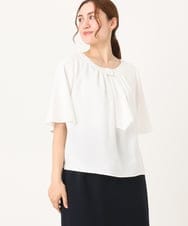 OLBIA26089 eur3(エウルキューブ) 【WEB先行販売】【大きいサイズ/11号サイズあり】マルチウェイブラウス ホワイト(90)